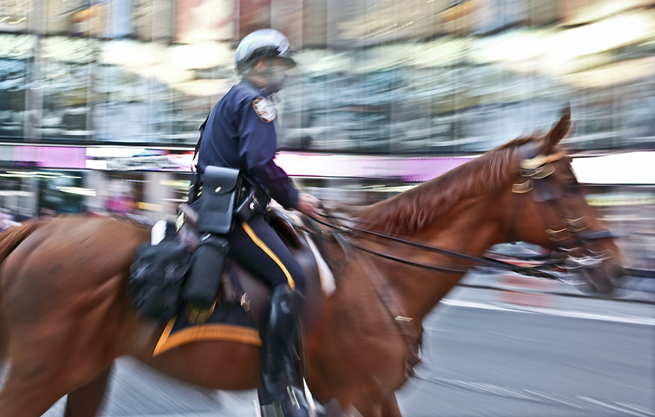 policeman on horse