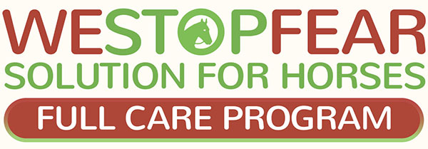 WeStopFear Full Care solution for horses logo banner